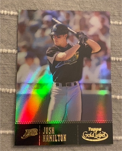 2001 Topps Gold Label #17 Josh Hamilton — front