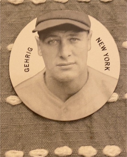 2013 Panini Cooperstown Colgan's Chips Disk Lou Gehrig — front