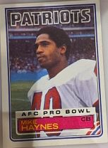 1983 Topps #332 Mike Haynes — front
