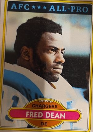 1980 Topps #AFC ALL-PRO Fred Dean — front