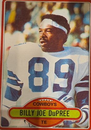 1980 Topps #455 Billy Joe DuPree — front