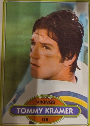 1980 Topps #138 Tommy Kramer — front