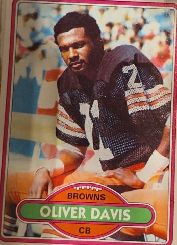 1980 Topps #49 Oliver Davis — front