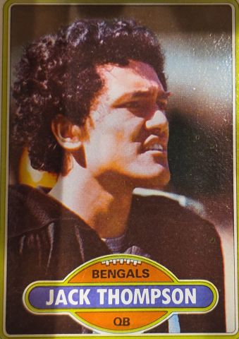 1980 Topps #122 Jack Thompson — front