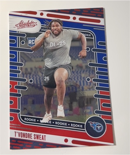 2024 Panini Absolute #138 T'Vondre Sweat — front