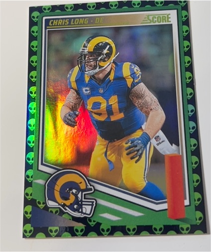 2025 Panini Score #208 Chris Long — front