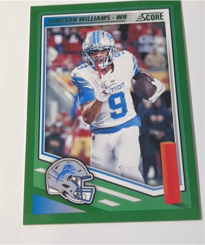 2025 Panini Score #134 Jameson Williams — front