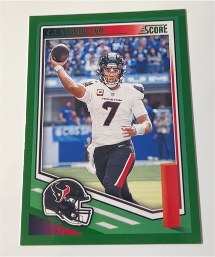 2025 Panini Score #97 C.J. Stroud Houston Texans — front