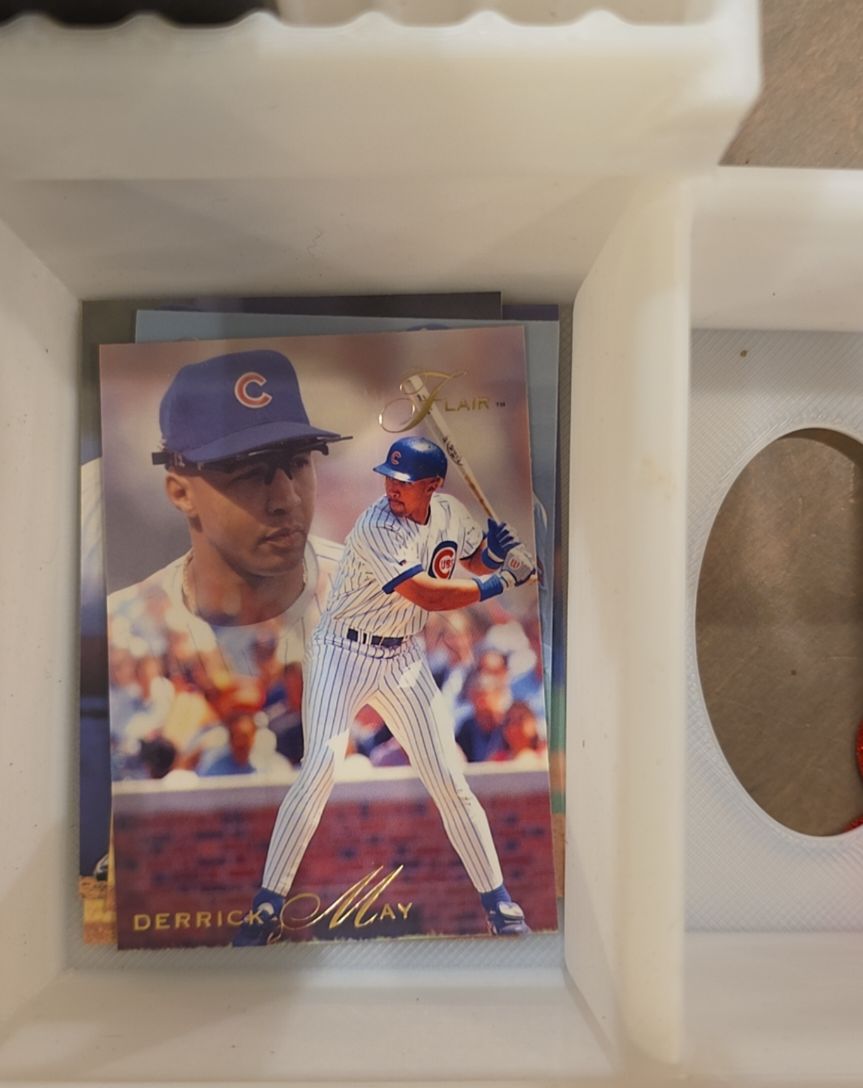 1993 Fleer Flair #127 Derrick May — front