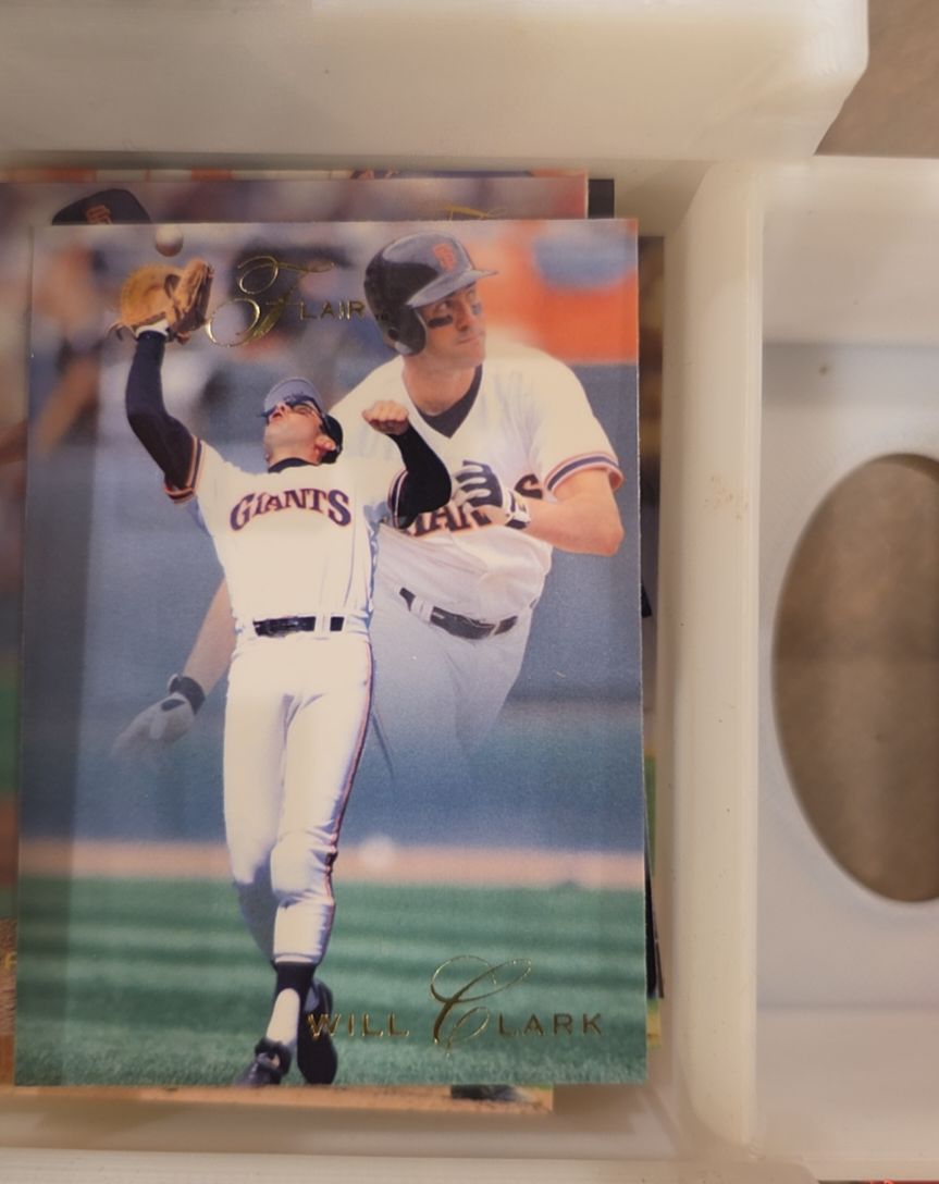 1993 Fleer Flair #140 Will Clark — front
