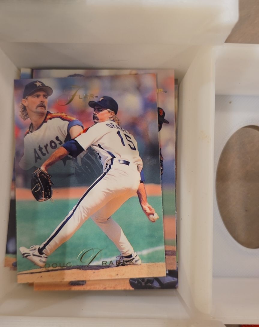 1993 Fleer Flair #15 Doug Drabek — front