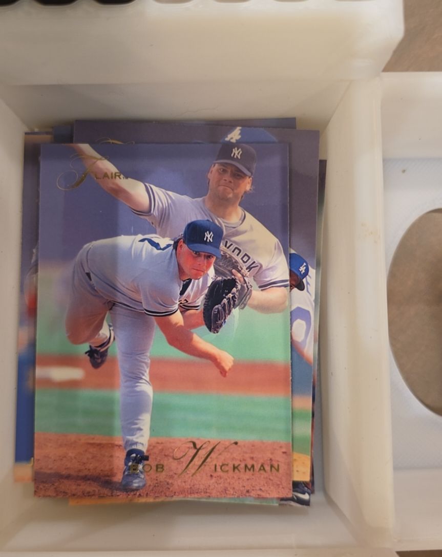 1993 Flair Baseball #49 Bob Wickman — front