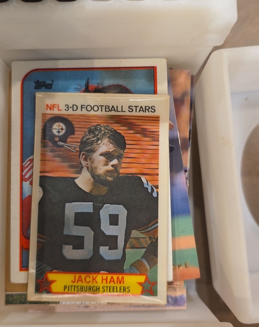 1980 Stop N Go 3-D Football Stars #47 Jack Ham — front
