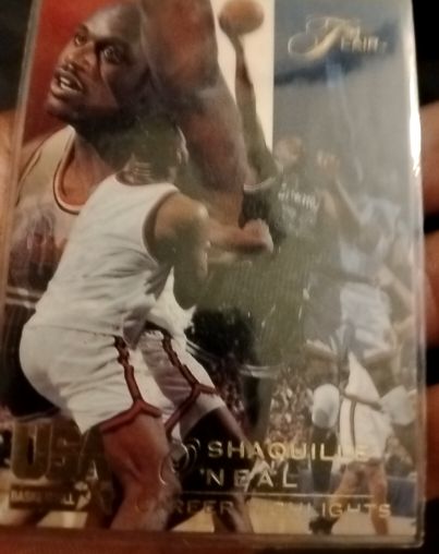 1994 Flair USA Basketball Career Highlights Shaquille O'Neal #74 — front