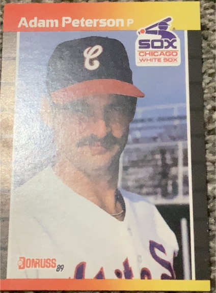 1989 Donruss #619 Adam Peterson — front