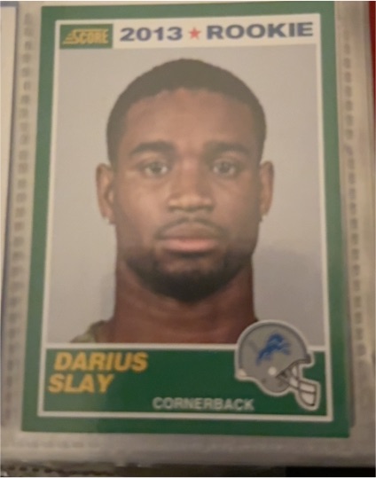 2013 Score #342 Darius Slay — front