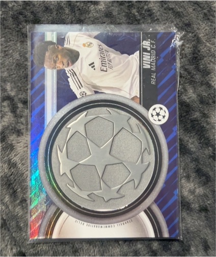 2025-26 Topps UEFA Club Competitions Starball Relic #SCR-VJ Vinicius Jr. — front