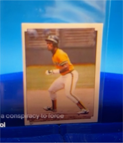 1984 Topps Stickers #327 Rickey Henderson — front