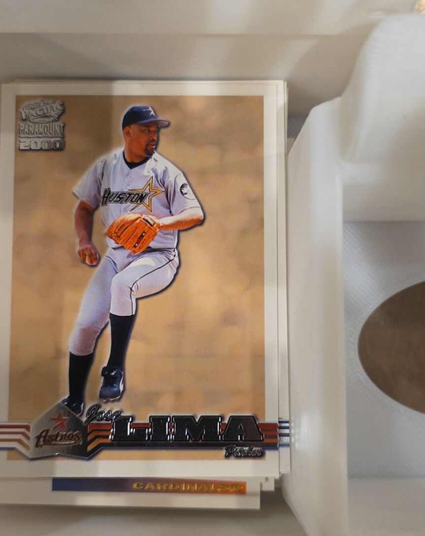 2000 Pacific Paramount Jose Lima Houston Astros — front