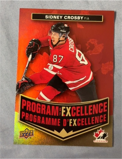 2025-26 Upper Deck Tim Hortons Program of Excellence #POE-5 Sidney Crosby — front
