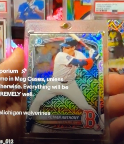 2025 Bowman Chrome #BCP-130 Roman Anthony — front