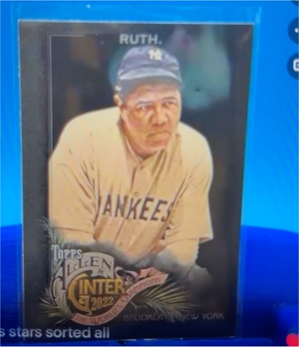 2022 Topps Allen & Ginter #Ruth Babe Ruth — front