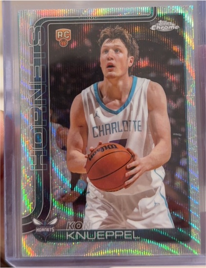 2025-26 Topps Chrome #254 Kon Knueppel — front