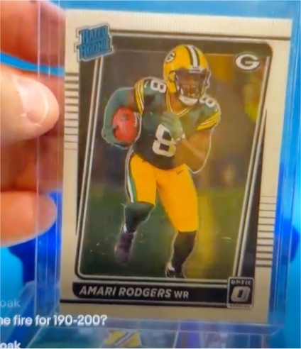 2021 Donruss Optic #261 Amari Rodgers — front