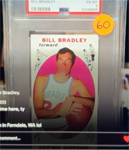1969-70 Topps #43 Bill Bradley — front