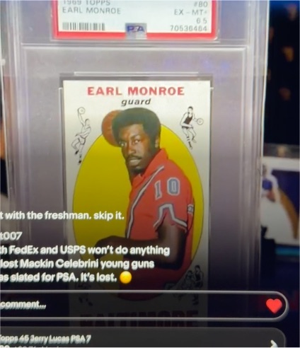 1969 Topps #80 Earl Monroe — front