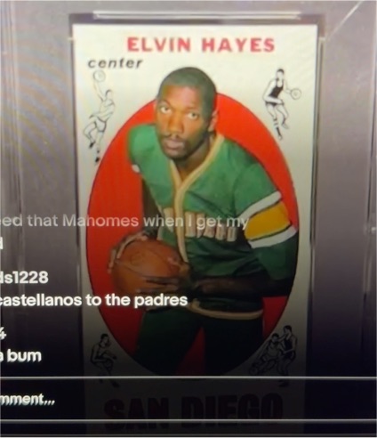 1969 Topps #69 Elvin Hayes — front