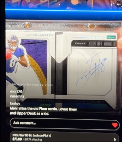 2018 Panini Playbook Lamar Jackson Rookie Dual Patch Auto — front