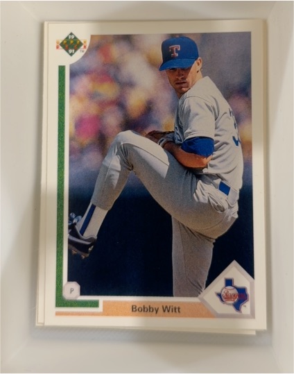 1991 Upper Deck #627 Bobby Witt — front