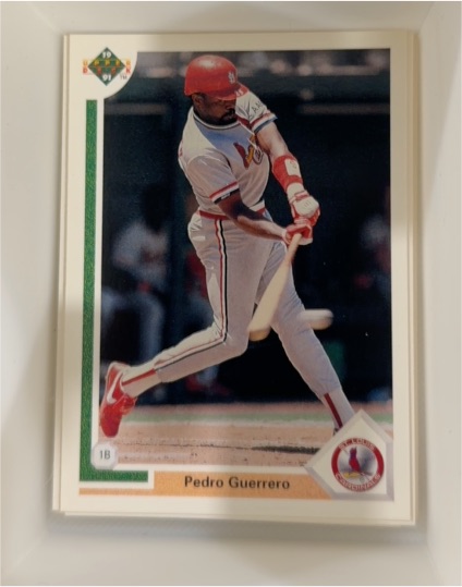 1991 Upper Deck #327 Pedro Guerrero — front