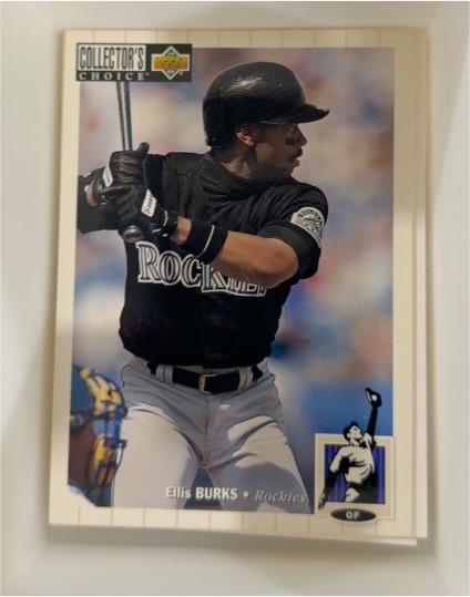 1994 Upper Deck Collector's Choice #554 Ellis Burks — front