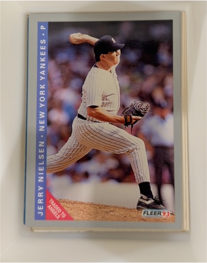 1993 Fleer #654 Jerry Nielsen — front