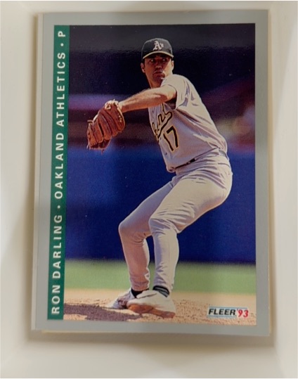 1993 Fleer #661 Ron Darling — front