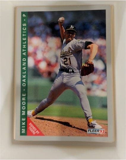 1993 Fleer #319 Mike Moore — front