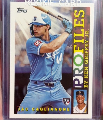 2026 Topps Series 1 #TP-22 Jac Caglianone Profiles by Ken Griffey Jr. — front