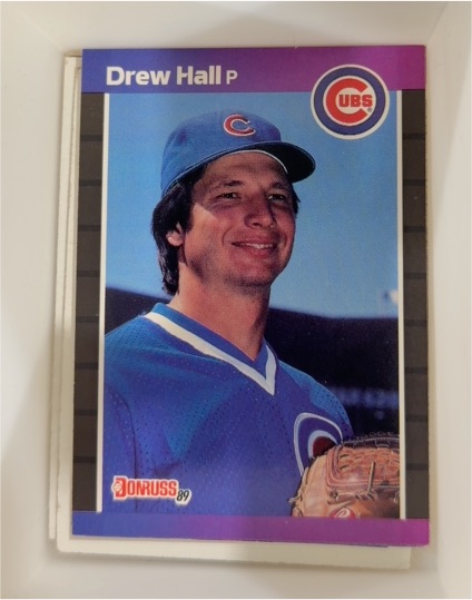 1989 Donruss #522 Drew Hall — front
