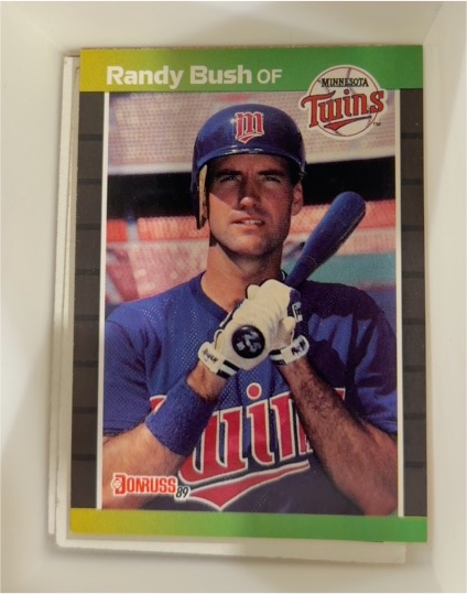 1989 Donruss #537a Randy Bush — front