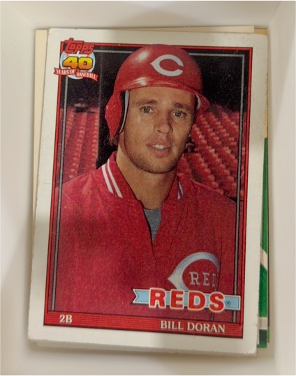 1991 Topps #577 Bill Doran — front