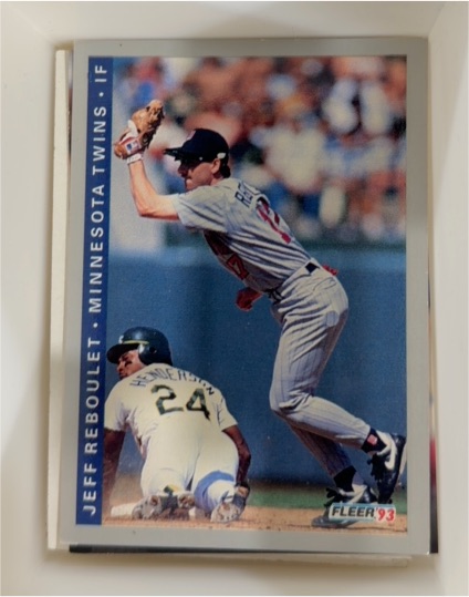 1993 Fleer #642 Jeff Reboulet — front