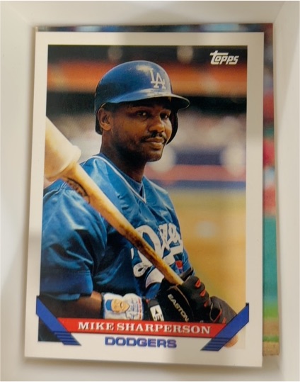 1993 Topps #526 Mike Sharperson — front