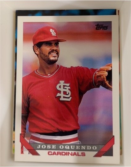 1993 Topps #535 Jose Oquendo — front