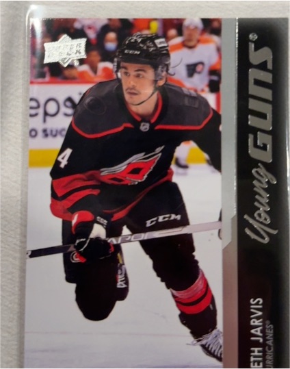 2021-22 Upper Deck Young Guns #745 Seth Jarvis — front