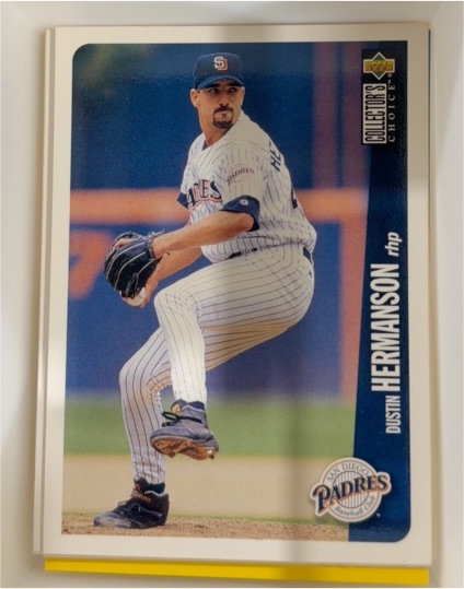 1996 Upper Deck Collector's Choice #702 Dustin Hermanson — front