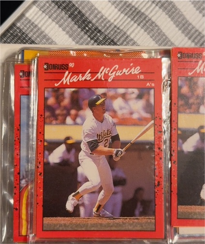 1990 Donruss #185 Mark McGwire — front