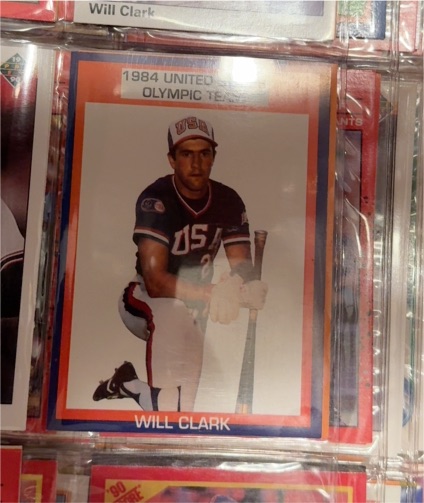 1984 Broder United States Olympic Team Will Clark — front