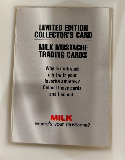 Milk Mustache Limited Edition Collector's Card — front